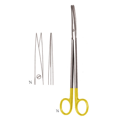 Metzenbaum Nelson Scissors Sharp-Sharp Straight Tc 18cm (B-032-18TC)