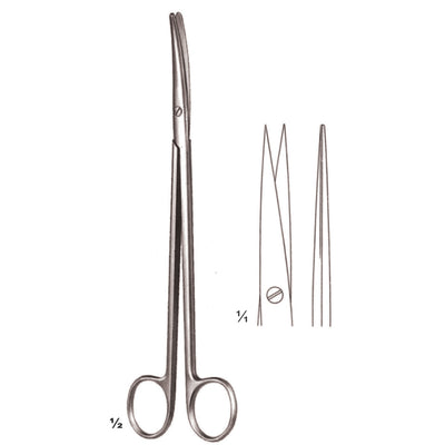 Metzenbaum Nelson Scissors Sharp-Sharp Straight 18cm (B-032-18)