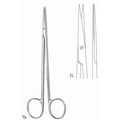 Nerve Dissecting Scissors Sharp-Sharp Straight 15.5cm (B-035-15)