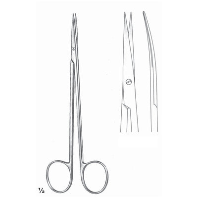 Nerve Dissecting Scissors Sharp-Sharp Curved 15.5cm (B-036-15)