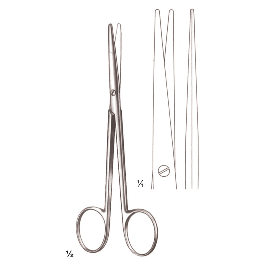 Lexer-Fino Scissors Blunt-Blunt  Straight 16cm Slender Pattern (B-037-16) by Dr. Frigz