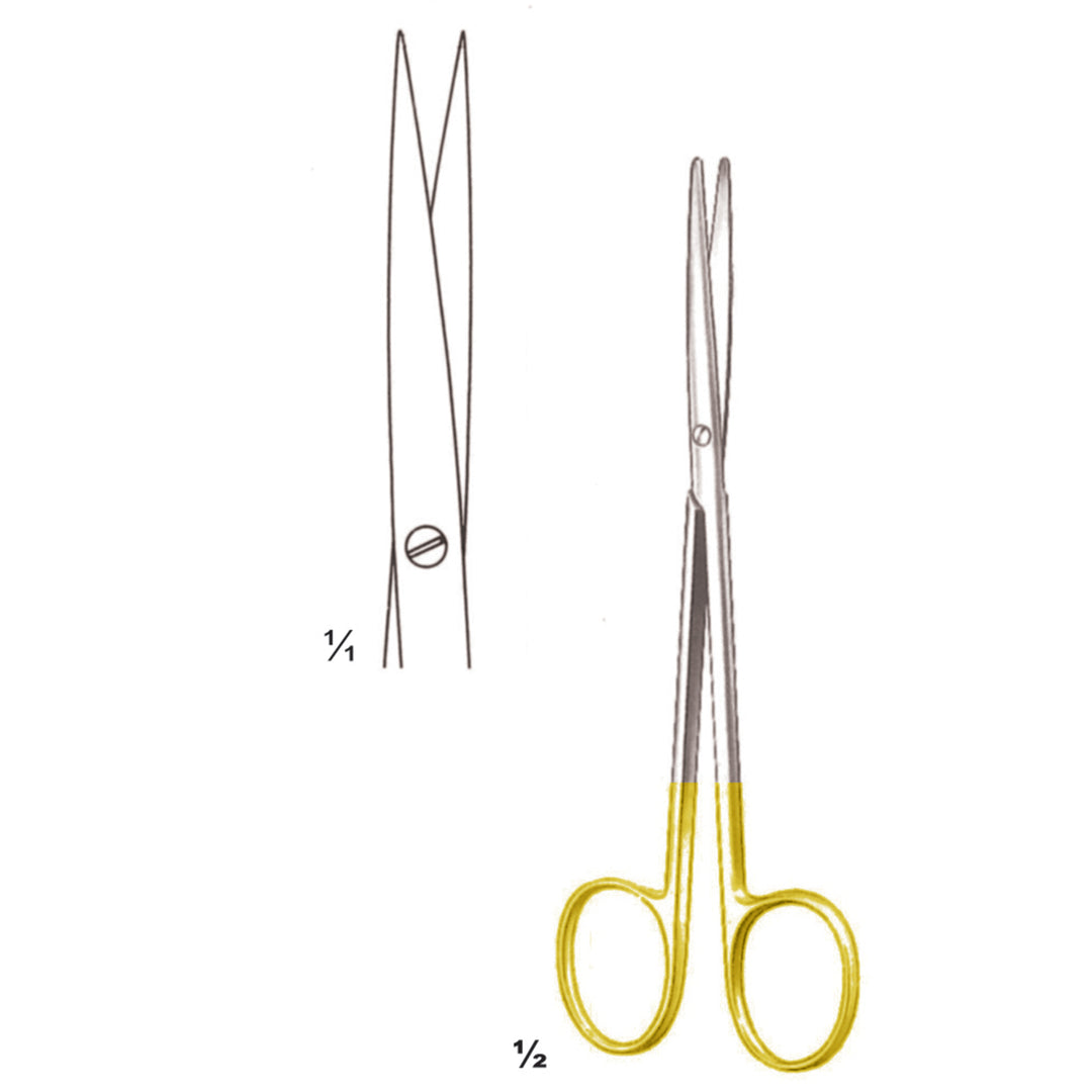 Metzenbaum-Fino Scissors Sharp-Sharp Curved Tc 14.5cm Slender Pattern (B-041-15Tc) by Dr. Frigz
