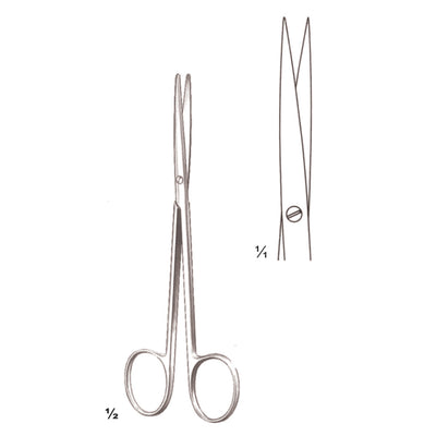 Metzenbaum-Fino Scissors Sharp-Sharp Curved 14.5cm Slender Pattern (B-041-15)