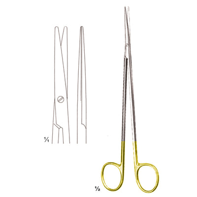 Metzenbaum-Fino Scissors Blunt-Blunt  Straight Tc 18cm Slender Pattern (B-043-18TC)
