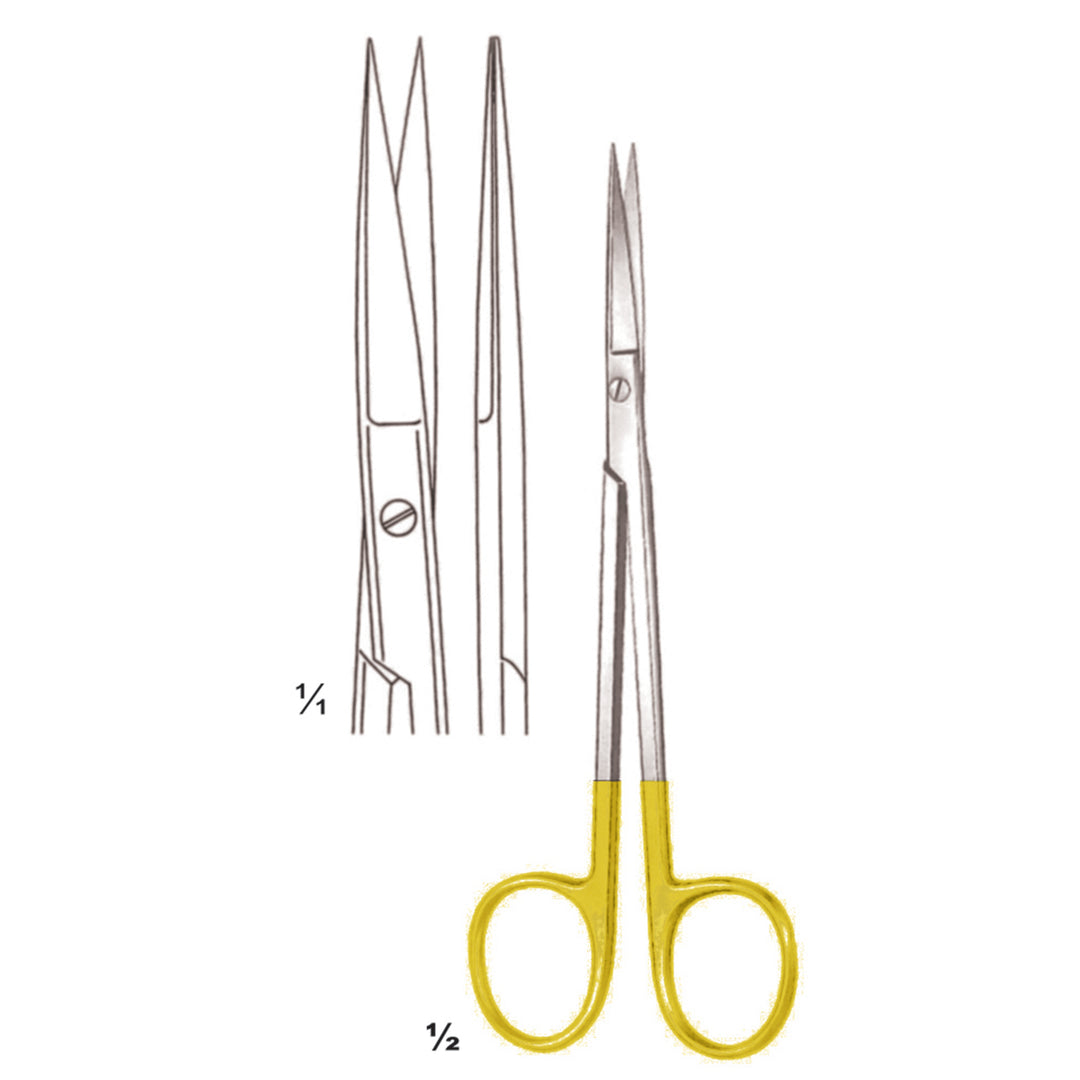 Sanvenero Scissors Sharp-Sharp Straight Tc 14cm (B-048-14Tc) by Dr. Frigz