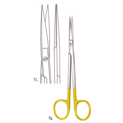 Sanvenero Scissors Sharp-Sharp Straight Tc 14cm (B-048-14Tc)