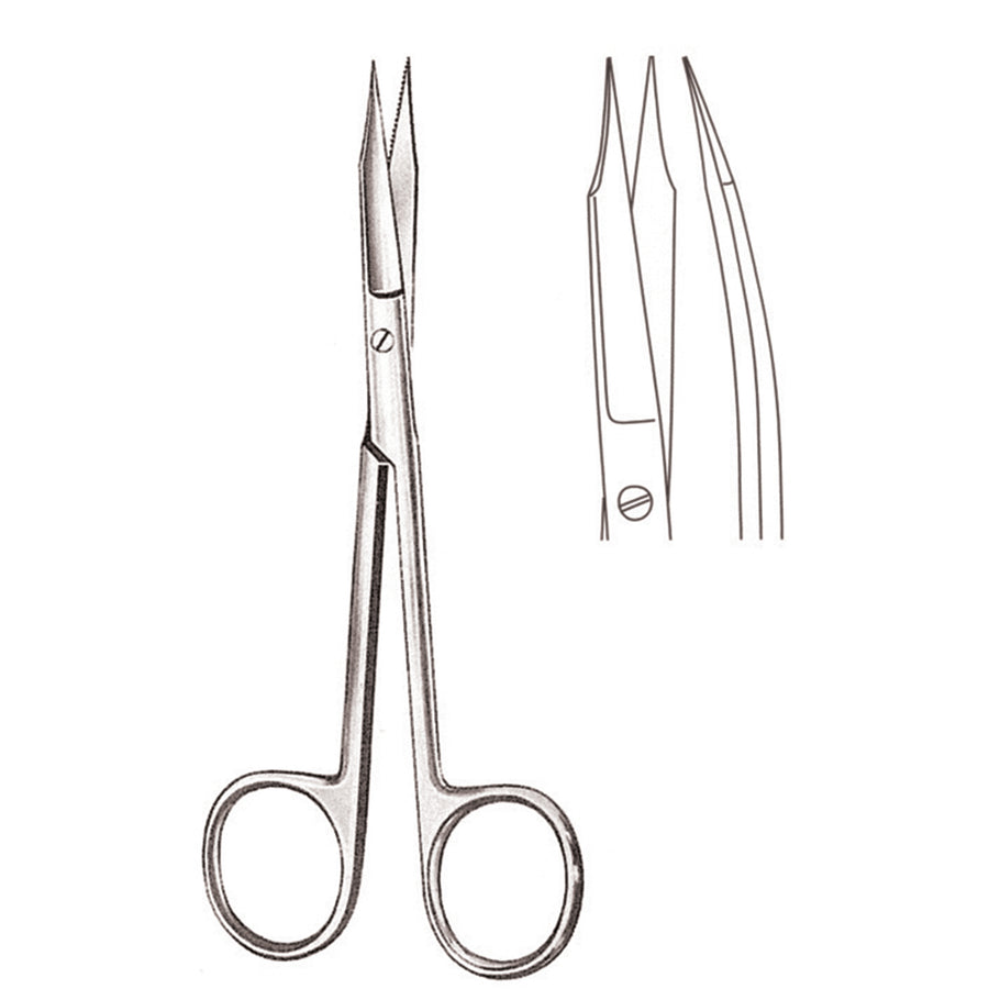 Goldmann-Fox Scissors Sharp-Sharp Curved 13cm (B-056-13) by Dr. Frigz