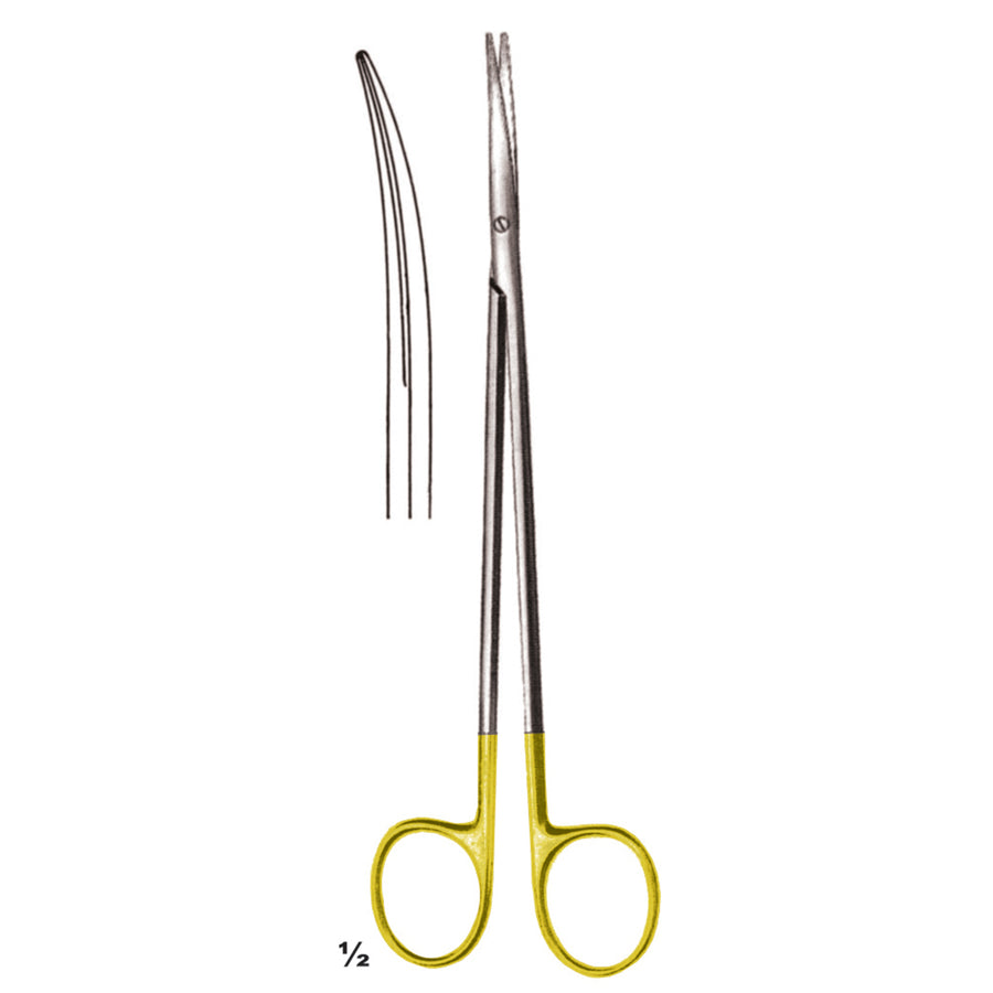 Toennis-Adson Scissors Sharp-Sharp Curved Tc 17.5cm Slender Pattern (B-062-17Tc) by Dr. Frigz