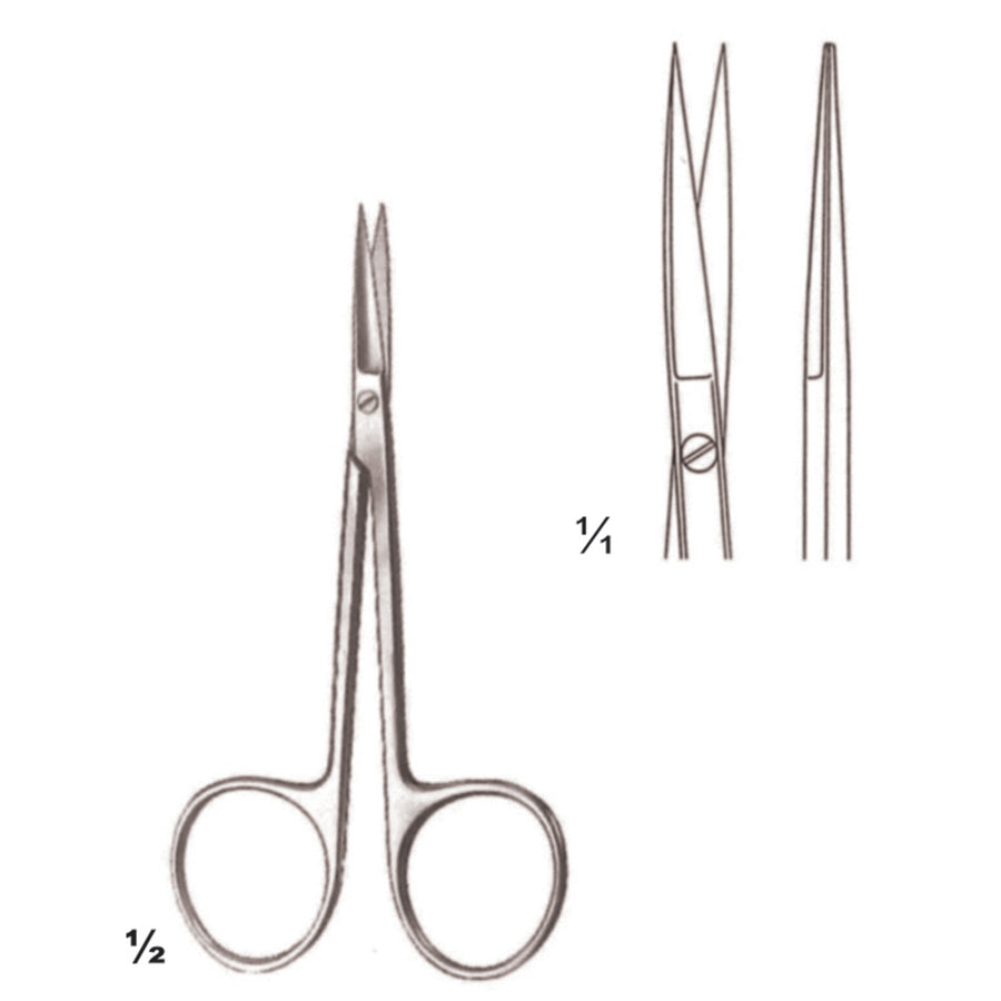 Scissors Sharp-Sharp Straight 9cm (B-068-09) by Dr. Frigz