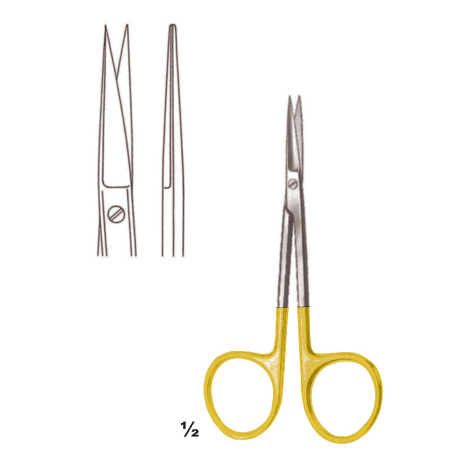 Scissors Sharp-Sharp Straight Tc 9cm (B-070-09Tc) by Dr. Frigz