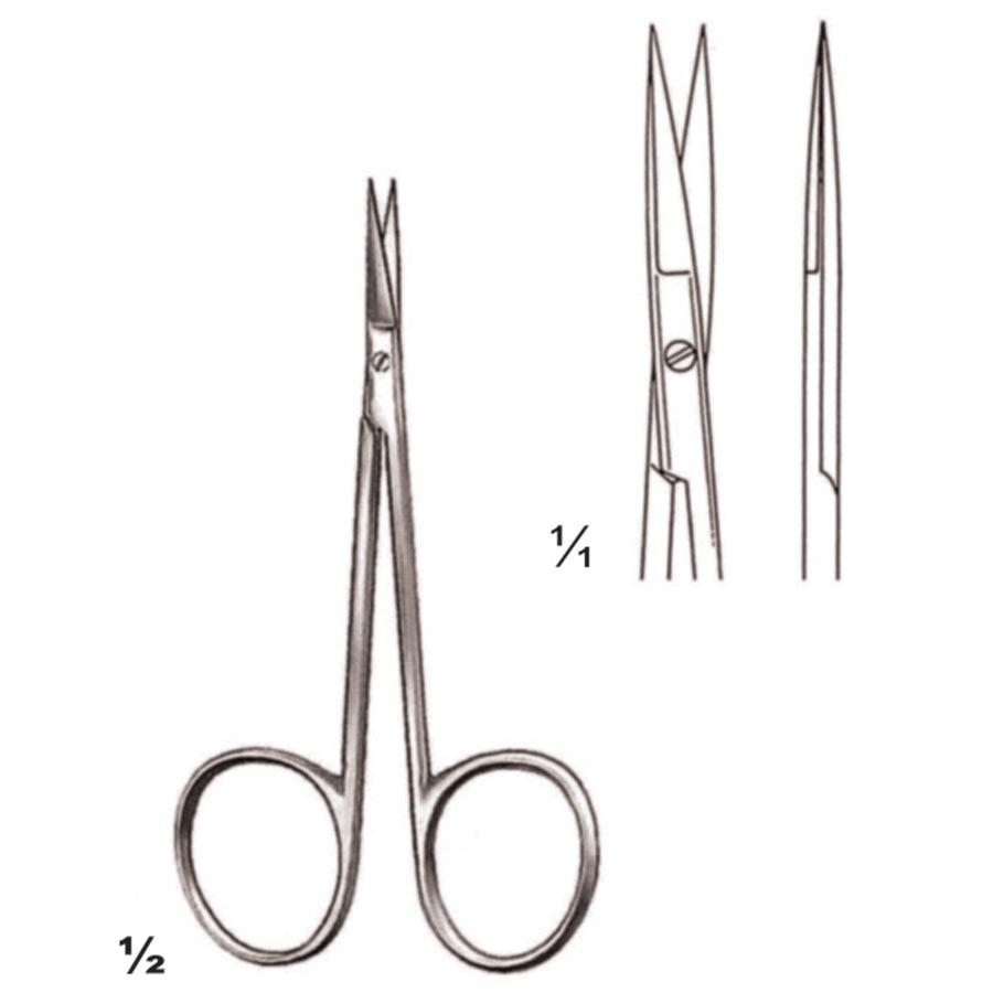Scissors Sharp-Sharp Straight 9cm Very Delicate (B-072-09) by Dr. Frigz