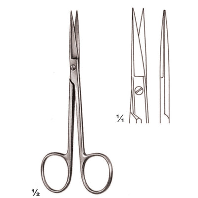 Scissors Sharp-Sharp Straight 11.5cm (B-077-11)