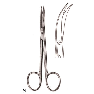 Scissors Sharp-Sharp Curved 11.5cm (B-079-11)