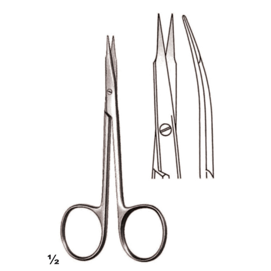 Stevens Scissors Sharp-Sharp Curved 11.5cm Sharp (B-084-11) by Dr. Frigz