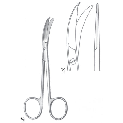 Northbent Scissors Straight 12.5cm (B-087-13)