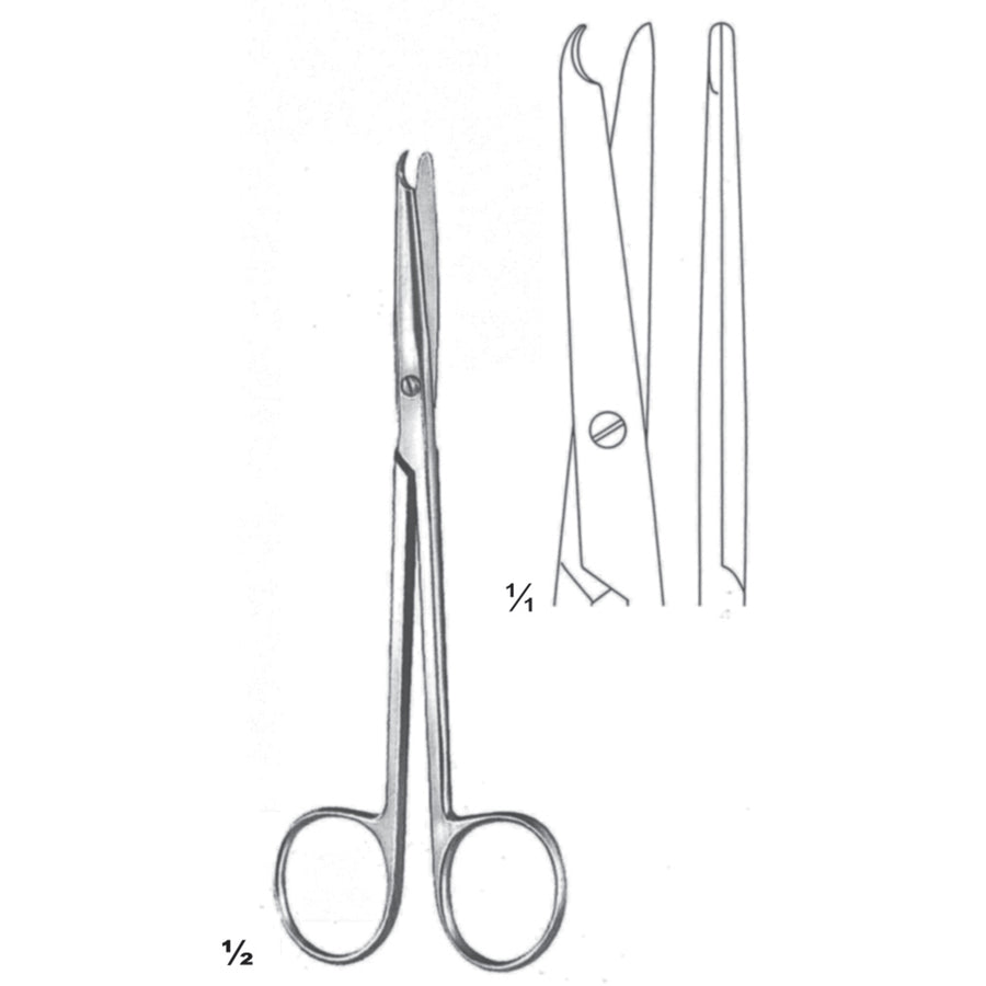 Buck Scissors Straight 14.5cm (B-090-14) by Dr. Frigz