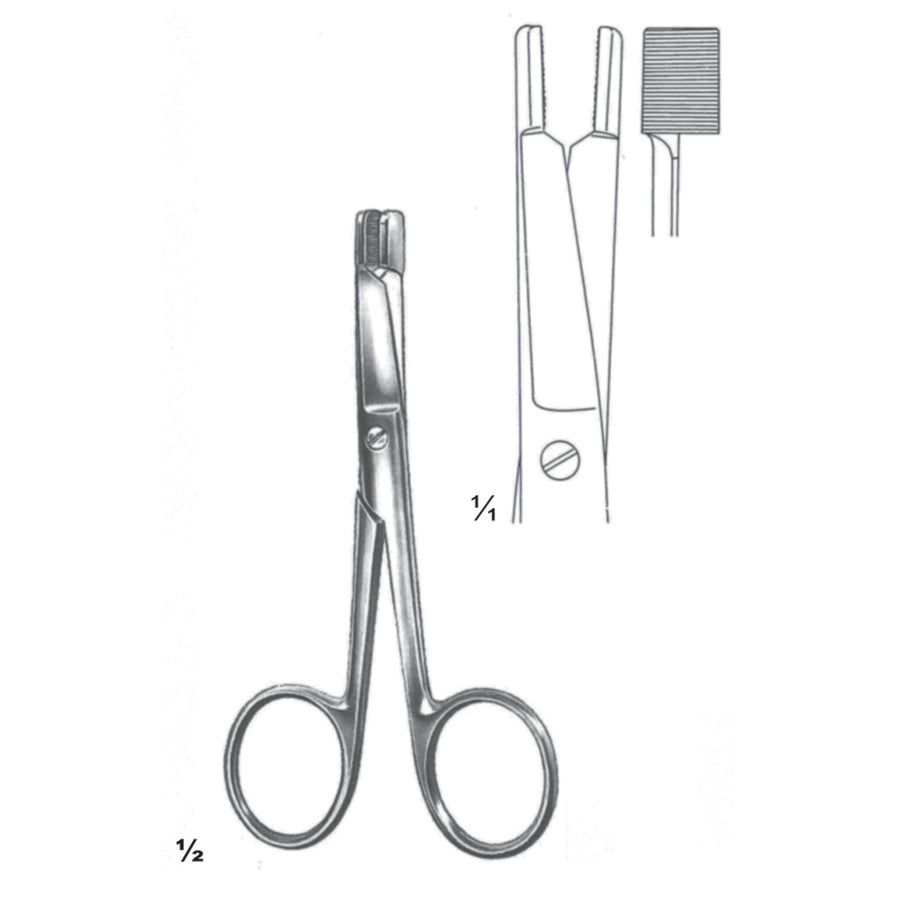 Eiselsberg Scissors Blunt-Blunt  Straight 12cm (B-093-12) by Dr. Frigz
