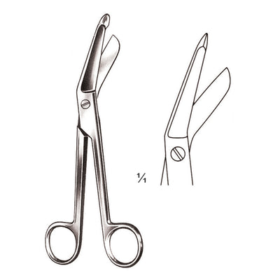 Lister Scissors Curved 9cm (B-094-09) by Dr. Frigz