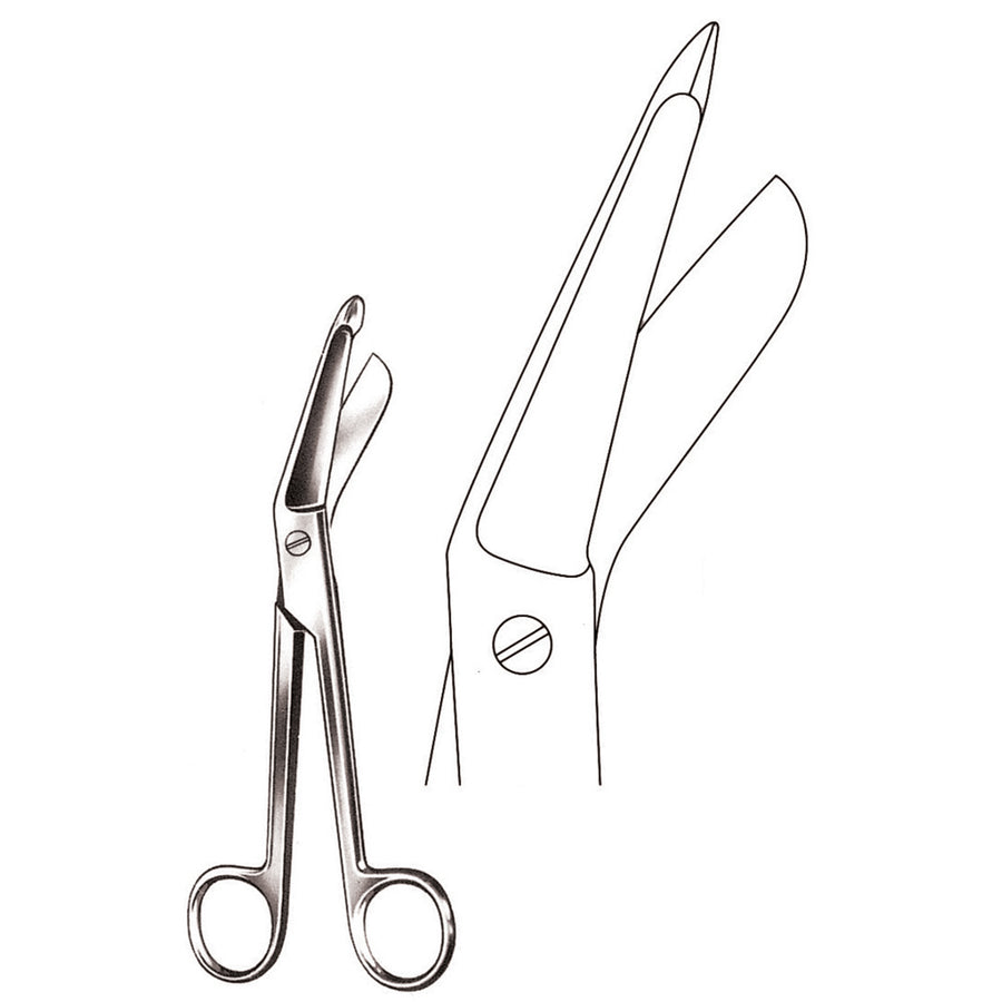 Lister Scissors Curved 18cm (B-097-18) by Dr. Frigz