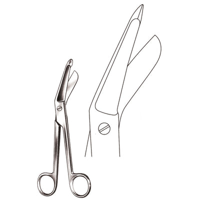 Lister Scissors Curved 18cm (B-097-18)