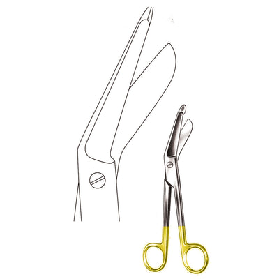 Lister Scissors Curved Tc 20cm (B-098-20TC)