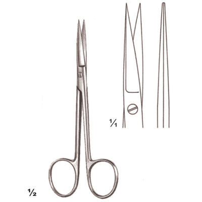 Wagner Scissors Sharp-Sharp Straight 12cm (B-099-12)