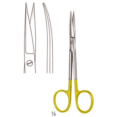 Wagner Scissors Sharp-Sharp Curved Tc 12cm (B-100-12TC)