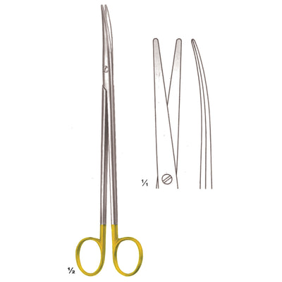 Metzenbaum-Fino Scissors Blunt-Blunt  Curved Tc 20cm Slender Pattern (B-102-20TC)