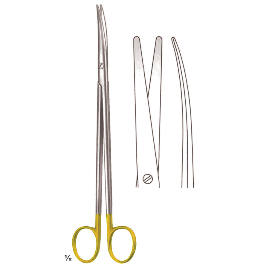 Metzenbaum-Fino Scissors Blunt-Blunt  Curved Tc 23cm Slender Pattern (B-103-23Tc) by Dr. Frigz