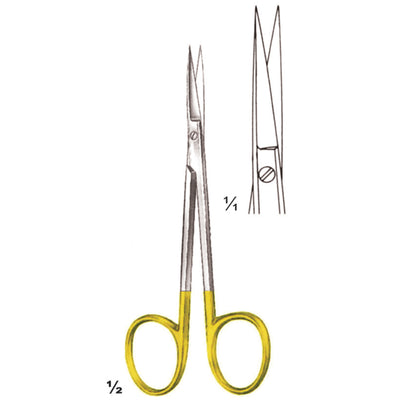 Scissors Sharp-Sharp Straight Tc 11.5cm (B-104-11Tc)