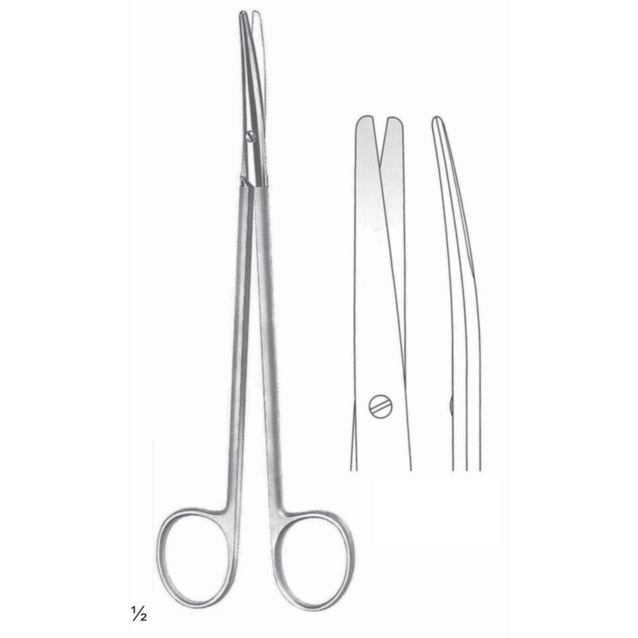 Metzenbaum Scissors Blunt-Blunt  Curved 20cm Fine Cutting Edge (B-109-20) by Dr. Frigz
