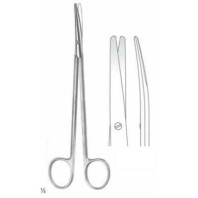 Metzenbaum Scissors Blunt-Blunt  Curved 20cm Fine Cutting Edge (B-109-20)