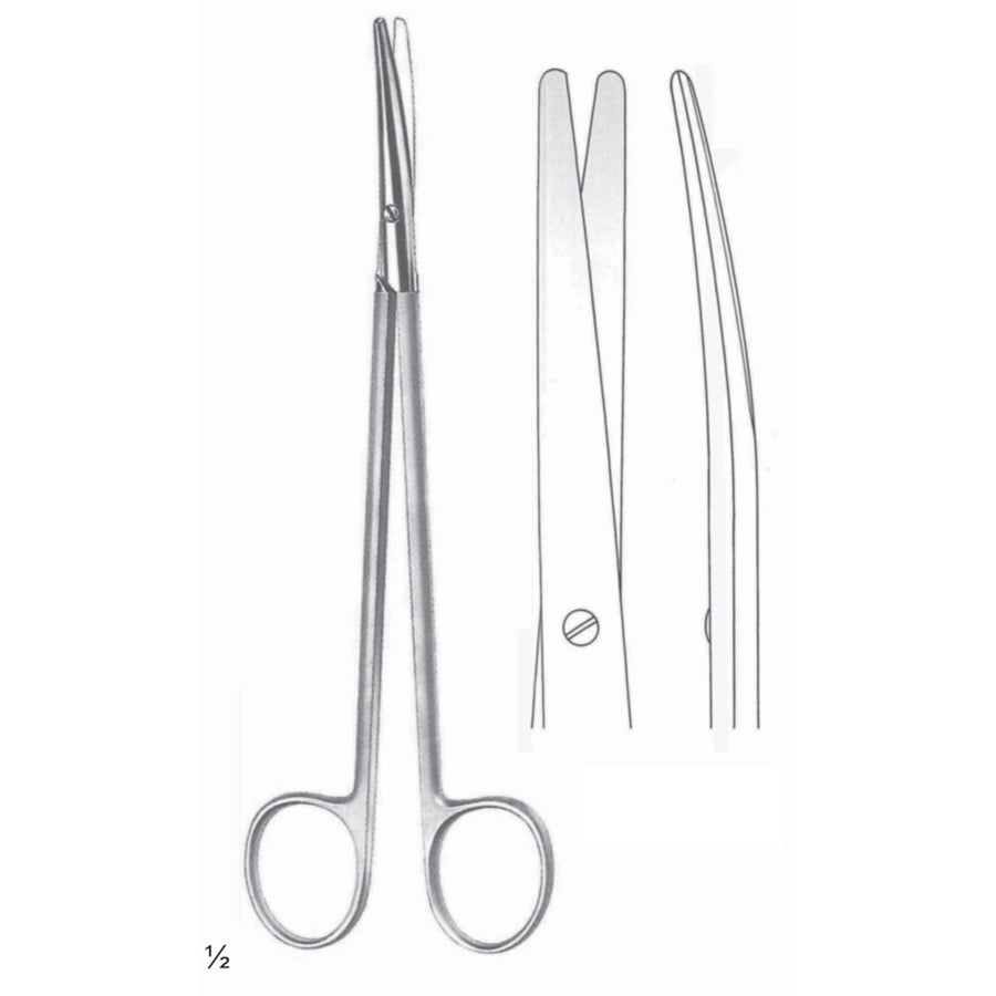Metzenbaum Scissors Blunt-Blunt  Curved 23cm Fine Cutting Edge (B-110-23) by Dr. Frigz
