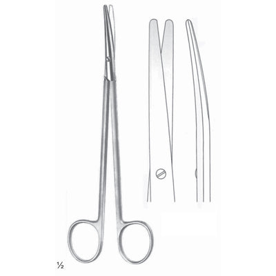 Metzenbaum Scissors Blunt-Blunt  Curved 23cm Fine Cutting Edge (B-110-23)