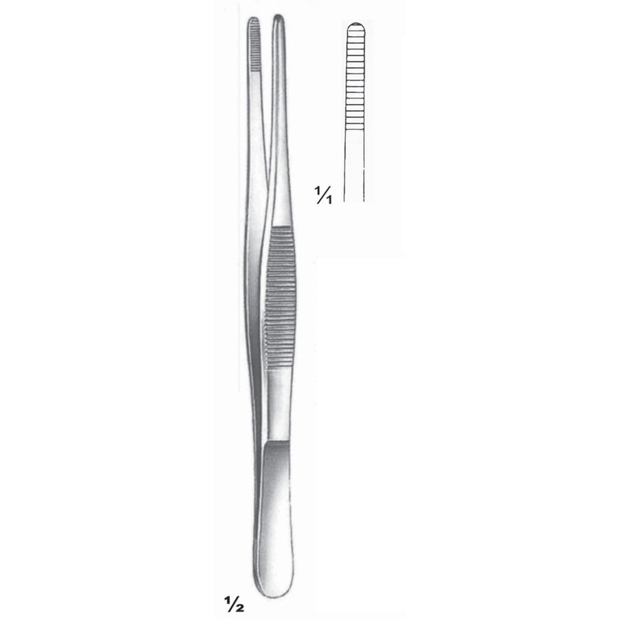 Forceps Straight 13cm Standard Pattern (C-001-13) by Dr. Frigz