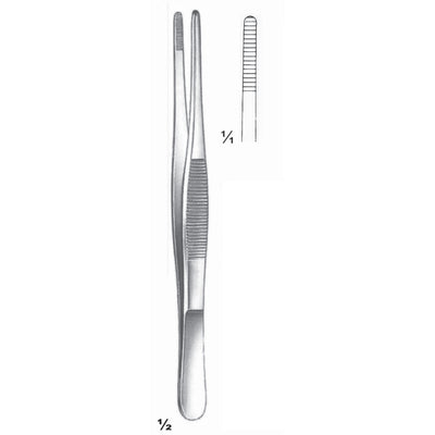 Forceps Straight 13cm Standard Pattern (C-001-13)