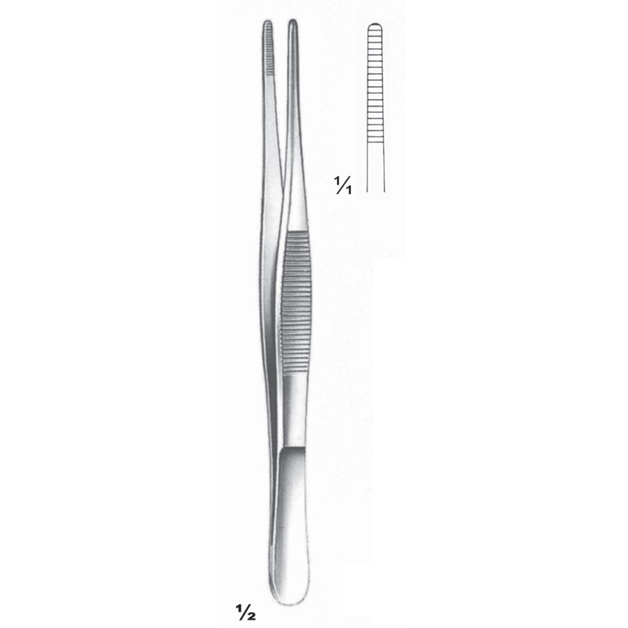 Forceps Straight 13cm Slender Pattern (C-006-13) by Dr. Frigz