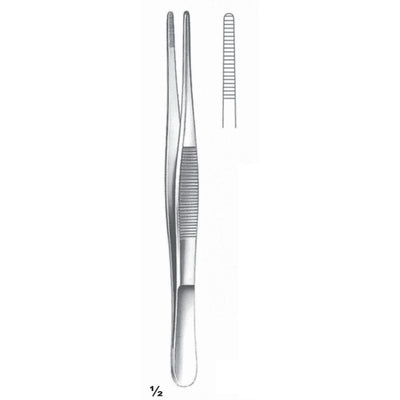 Forceps Straight 14cm Slender Pattern (C-007-14)