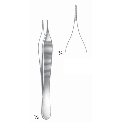 Micro Adson Forceps Straight 12cm (C-013-12)