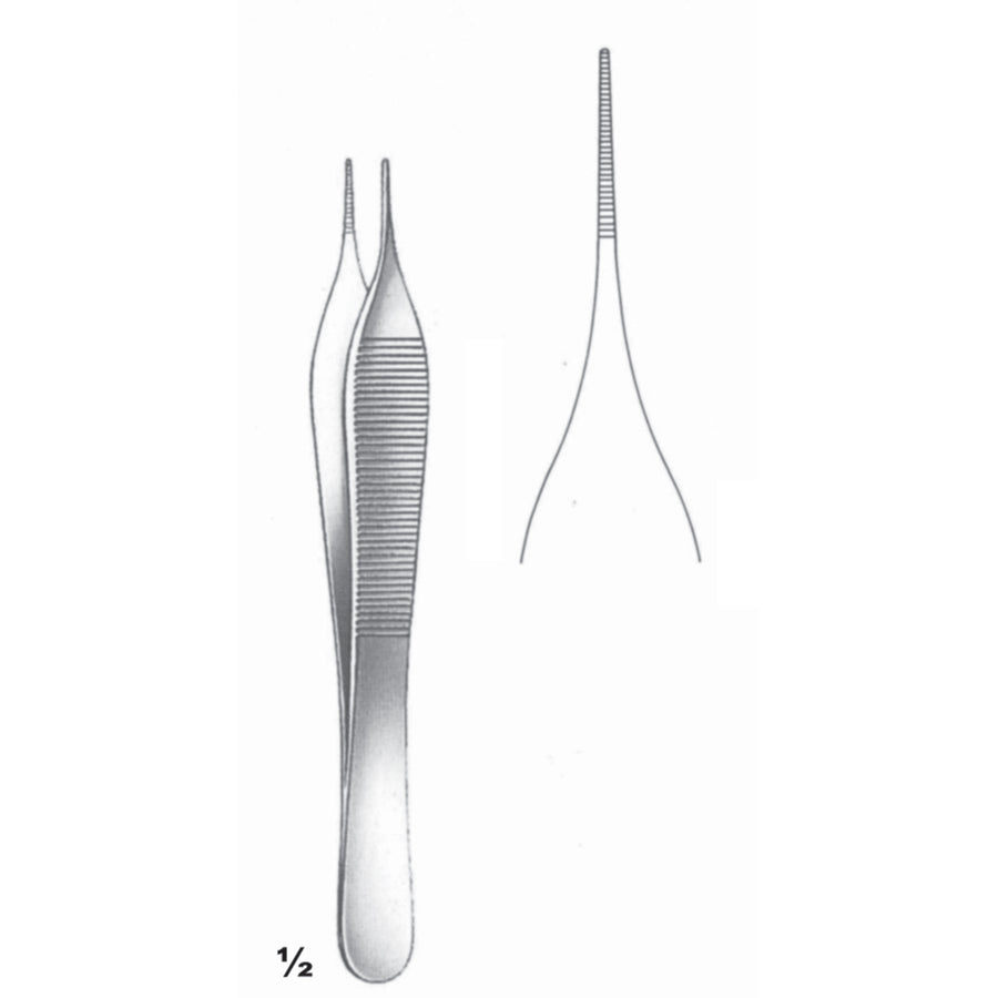 Micro Adson Forceps Straight 15cm (C-014-15) by Dr. Frigz