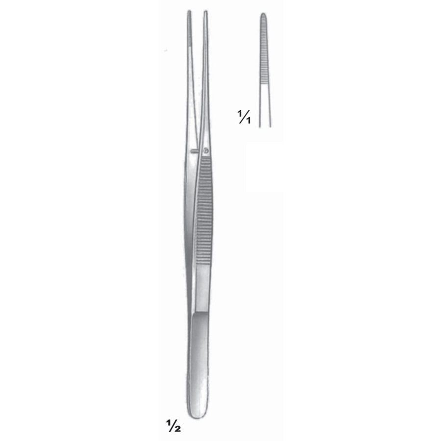 Semken Forceps Straight 12.5cm (C-016-12) by Dr. Frigz