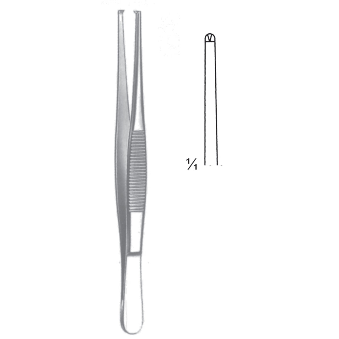 Forceps 1:2 Straight 13cm Standard Pattern (C-019-13) by Dr. Frigz