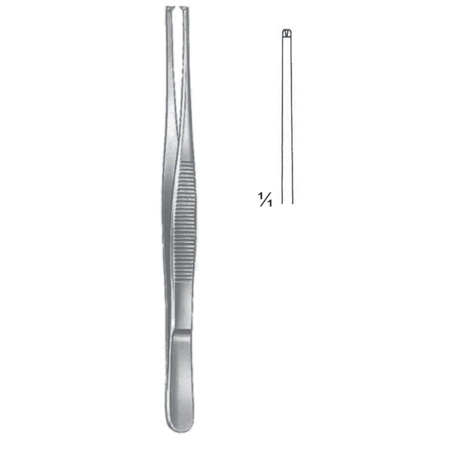 Forceps 1:2 Straight 13cm Slender Pattern (C-024-13) by Dr. Frigz