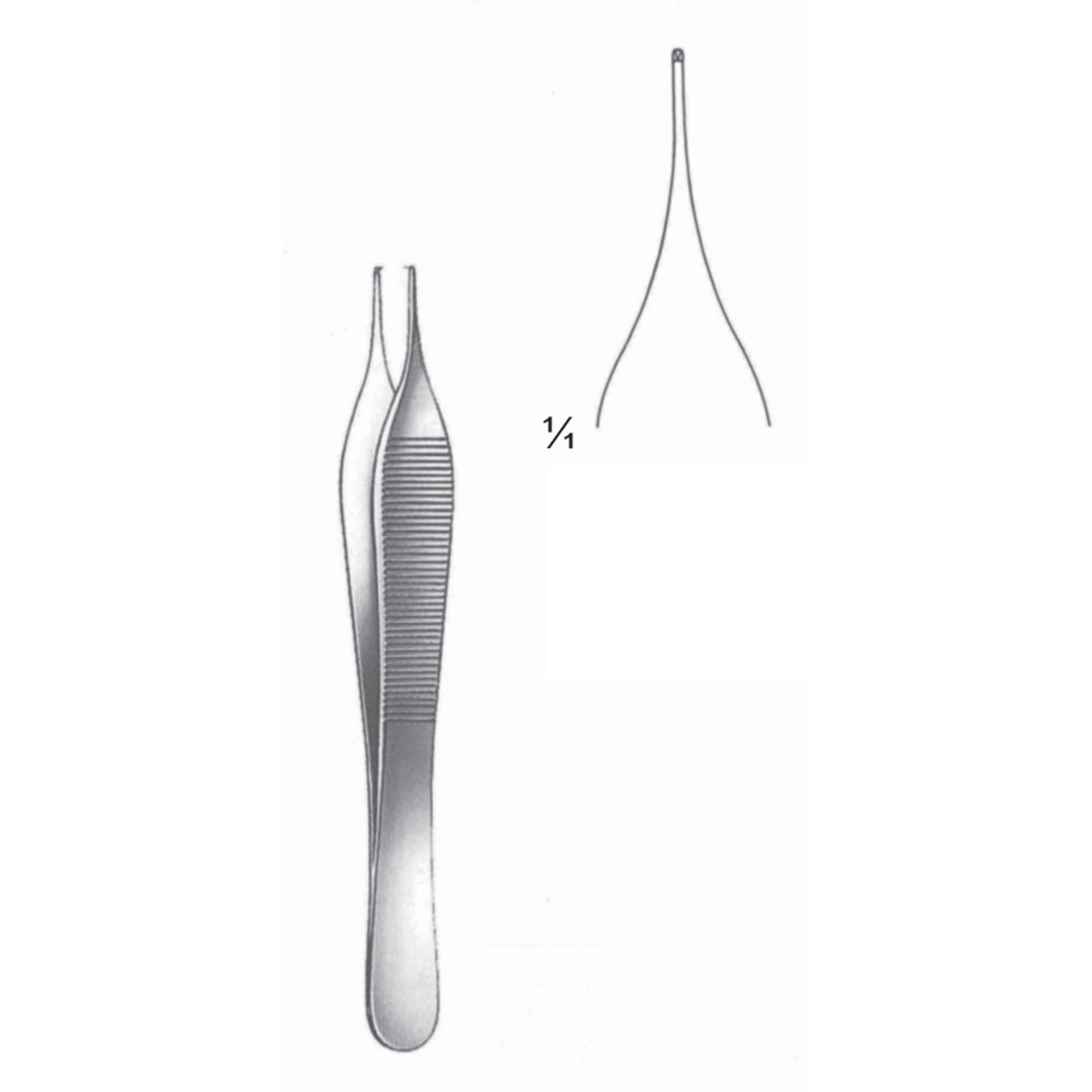 Micro Adson Forceps 1:2 Straight 12cm (C-033-12) by Dr. Frigz