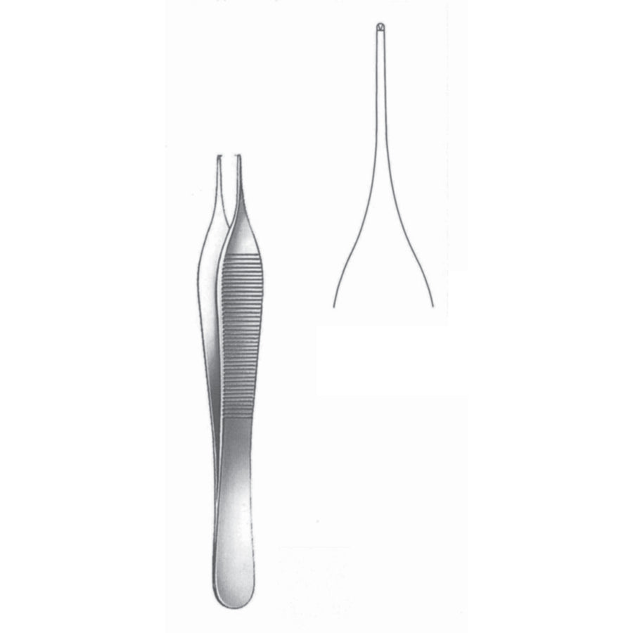 Micro Adson Forceps 1:2 Straight 15cm (C-034-15) by Dr. Frigz