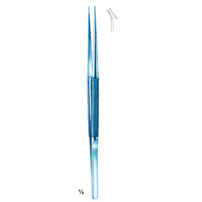 Forceps Curved Ti 15cm Diamond Dust Jaw 6,0 X 0,4 mm (C-040-15)