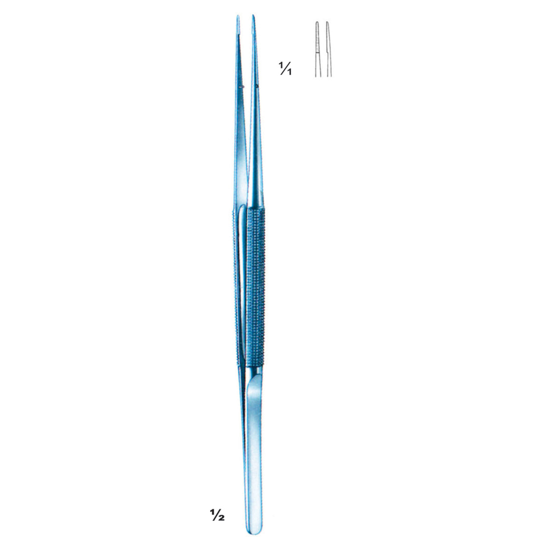 Forceps Straight Ti 18cm Diamond Dust Jaw 6,0 X 0,4 mm (C-043-18) by Dr. Frigz