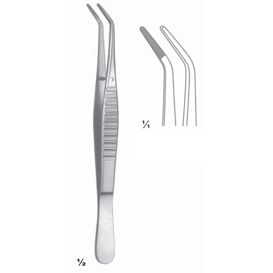 Frigz Forceps Curved 16cm (C-086-16) by Dr. Frigz