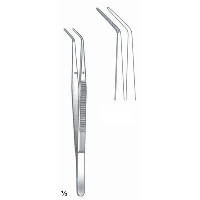 London-College Forceps Curved 15cm (C-089-15) by Dr. Frigz