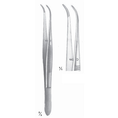 Perry Forceps Curved 13cm Serrated (C-093-13)